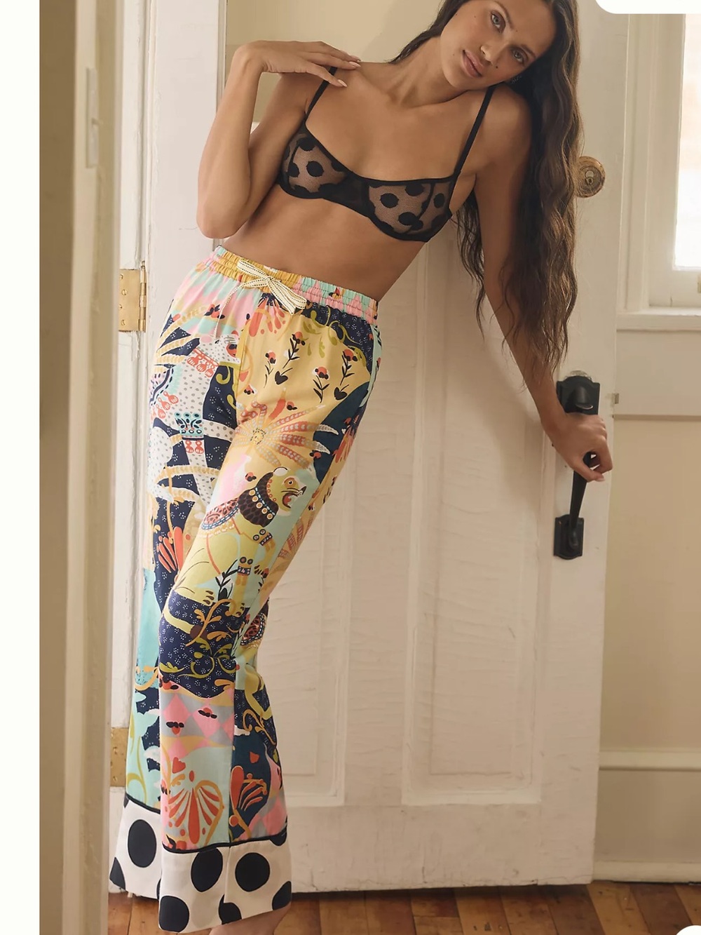 Alessandro Florio for
Anthropologie Wide-Leg Flannel
Pyjama Bottoms